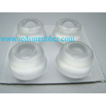 Self-Adhesive Clear Silicone Rubber Bumper